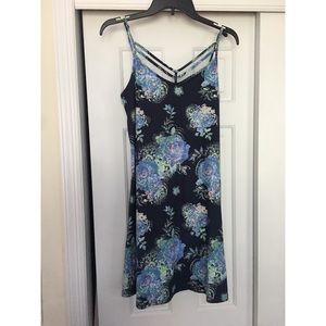 Blue floral SUPER SOFT dress